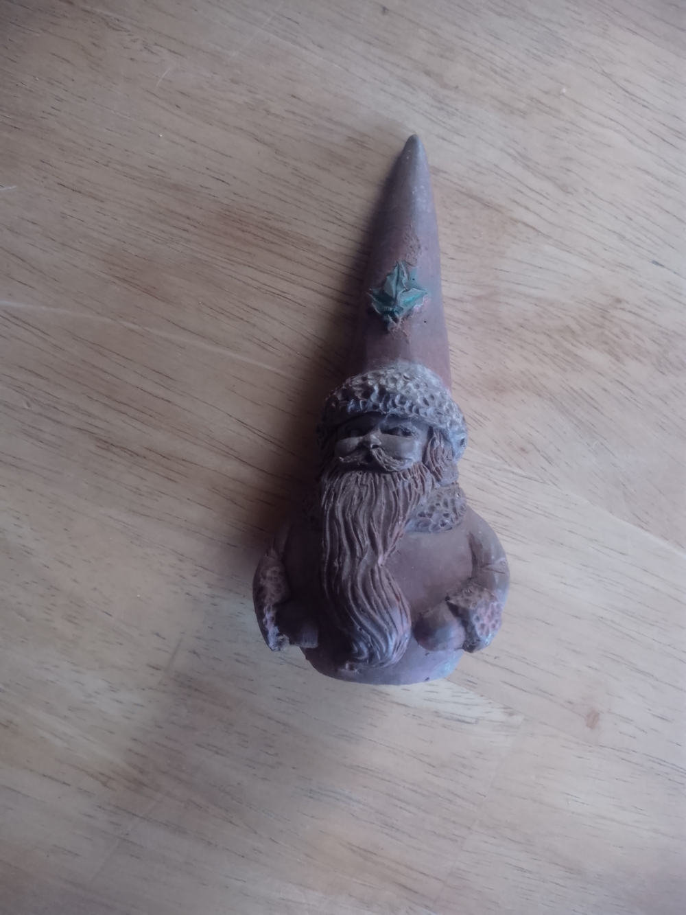 Handcrafted Garden Gnome Statue -Miniature 1991 Signed